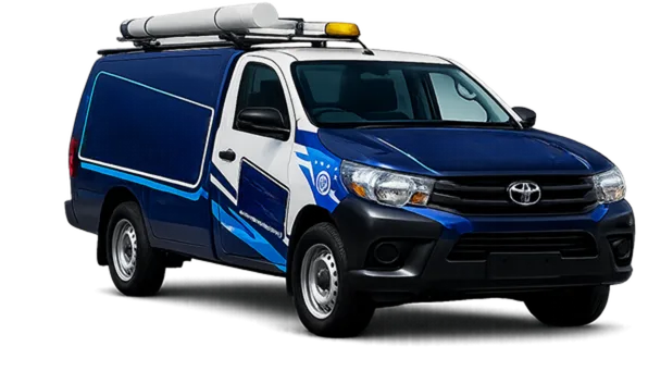 Service van parked on a Pyrmont street